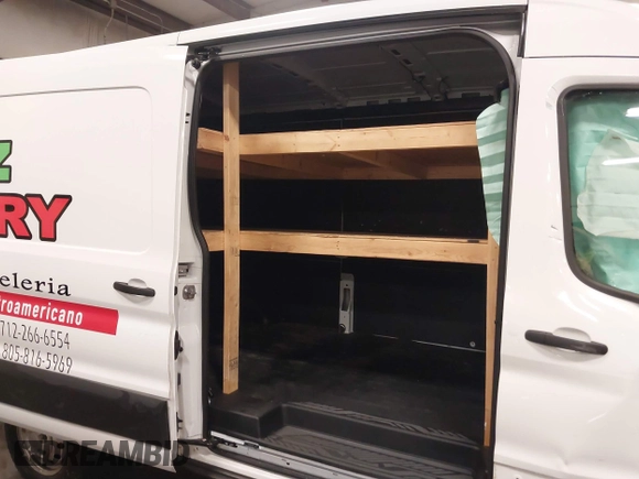 2024 Ford Transit Cargo with VIN 1FTBR2C81RKA01686, listed as a IAAI auction lot 41100566 with 74,842 mi miles and . Bid and sale history available at DreamBid. Image 8.