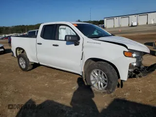 2021 Chevrolet Silverado 1500 Work Truck with VIN 1GCRWAEF0MZ158333, listed as a Copart auction lot 79717694 with Not Provided miles and Salvage Title. Bid and sale history available at DreamBid. Image 4.