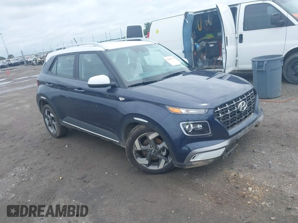 2024 Hyundai Venue SEL with VIN KMHRC8A32RU298638, listed as a IAAI auction lot 39283776 with 1,370 mi miles and . Bid and sale history available at DreamBid. Image 1.