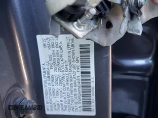 2022 Honda CR-V Touring with VIN 7FARW2H91NE045871, listed as a Copart auction lot 88397855 with 0 mi miles and Salvage Title. Bid and sale history available at carsss.com. Image 13.