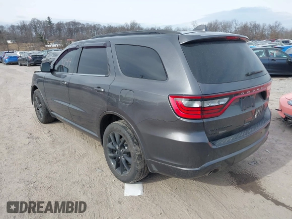 2017 Dodge Durango GT with VIN 1C4RDJDG7HC956403, listed as a IAAI auction lot 41653744 with 95,073 mi miles and . Bid and sale history available at carsss.com. Image 3.