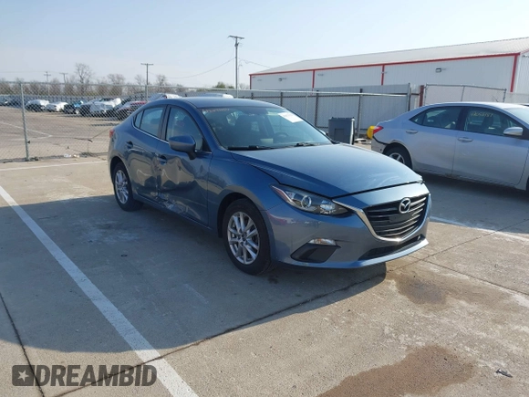 2016 Mazda 3 i Sport with VIN JM1BM1U77G1342639, listed as a IAAI auction lot 42071154 with 92,288 mi miles and . Bid and sale history available at DreamBid. Image 1.