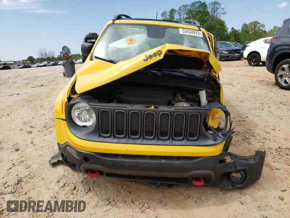 2015 Jeep Renegade Trailhawk with VIN ZACCJBCT2FPC20531, listed as a Copart auction lot 53434975 with 130,962 mi miles and Salvage Title. Bid and sale history available at carsss.com. Image 5.