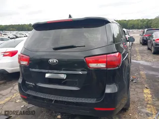 2017 Kia Sedona L with VIN KNDMA5C14H6259003, listed as a IAAI auction lot 40433286 with 1 mi miles. Bid and sale history available at carsss.com. Image 15.