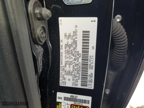 2013 Toyota Tundra 4WD Truck LTD with VIN 5TFHY5F15DX281119, listed as a Copart auction lot 45706275 with NaN miles and Salvage Title. Bid and sale history available at carsss.com. Image 12.
