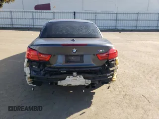 2016 BMW M4 with VIN WBS3U9C58GP968936, listed as a Copart auction lot 83243814 with 53,530 mi miles and Salvage Title. Bid and sale history available at carsss.com. Image 6.