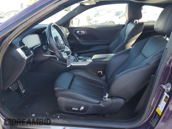 2022 BMW 2 Series 230i with VIN 3MW23CM00N8C66480, listed as a Copart auction lot 86876904 with 25,804 mi miles and Salvage Title. Bid and sale history available at carsss.com. Image 7.
