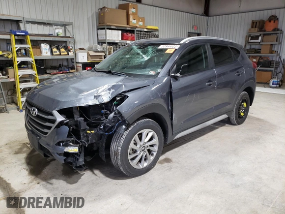 2018 Hyundai Tucson SEL with VIN KM8J3CA40JU600070, listed as a Copart auction lot 52966625 with 119,218 mi miles and Salvage title. Bid and sale history available at DreamBid. Image 1.