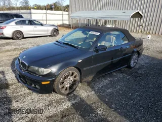 2005 BMW 3 Series 330Ci with VIN WBABW53425PL51250, listed as a Copart auction lot 80262864 with 117,125 mi miles and Salvage Title. Bid and sale history available at carsss.com. Image 1.