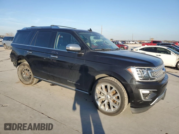 2019 Ford Expedition Platinum with VIN 1FMJU1LT8KEA60615, listed as a Copart auction lot 85675264 with 101,663 mi miles and Salvage Title. Bid and sale history available at carsss.com. Image 4.