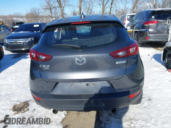 2017 Mazda CX-3 Touring with VIN JM1DKFC72H0167205, listed as a IAAI auction lot 41333632 with 106,063 mi miles. Bid and sale history available at carsss.com. Image 17.