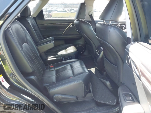 2018 Lexus RX with VIN JTJDZKCA1J2010465, listed as a IAAI auction lot 41918033 with 40,275 mi miles. Bid and sale history available at carsss.com. Image 8.