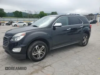 2016 Chevrolet Equinox LTZ z VIN 2GNALDEKXG6332081, wystawiony jako Copart lot #56972925 z przebiegiem 97 460 mil mil oraz Szkoda całkowita • Salvage title. Historia ofert i sprzedaży dostępna na DreamBid. Obrazek 1.