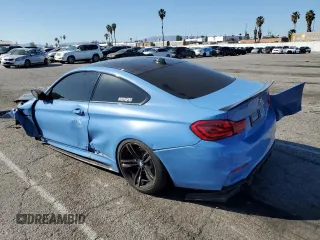 2018 BMW M4 z VIN WBS4Y9C50JAA85547, wystawiony jako Copart lot #45412975 z przebiegiem Nie podano mil oraz Szkoda całkowita • Salvage title. Historia ofert i sprzedaży dostępna na DreamBid. Obrazek 2.