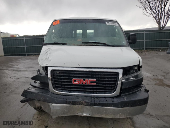 2017 GMC Savana Cargo Van with VIN 1GTW7AFF5H1143359, listed as a Copart auction lot 53189835 with 114,245 mi miles and Salvage Title. Bid and sale history available at carsss.com. Image 5.