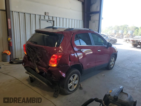 2020 Chevrolet Trax LT z VIN 3GNCJLSB8LL194916, wystawiony jako Copart lot #53229035 z przebiegiem 56 694 mil mil oraz Szkoda całkowita • Salvage title. Historia ofert i sprzedaży dostępna na DreamBid. Obrazek 3.