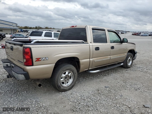 2004 Chevrolet Silverado 1500 Crew Cab LS with VIN 2GCEK13T541412243, listed as a Copart auction lot 77465974 with 0 mi miles and Salvage Title. Bid and sale history available at carsss.com. Image 3.