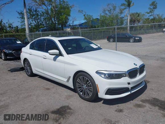 2019 BMW 5 Series 530i with VIN WBAJA5C5XKWW33575, listed as a IAAI auction lot 42217081 with 55,379 mi miles and . Bid and sale history available at DreamBid. Image 1.
