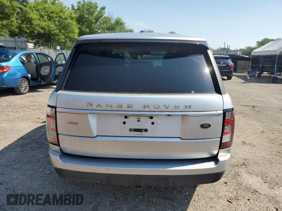 2014 Land Rover Range Rover HSE with VIN SALGS2WF1EA164710, listed as a Copart auction lot 62703505 with 138,163 mi miles and Salvage title. Bid and sale history available at DreamBid. Image 6.