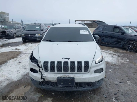 2016 Jeep Cherokee Altitude with VIN 1C4PJLAB4GW376723, listed as a IAAI auction lot 41593248 with 96,940 mi miles. Bid and sale history available at carsss.com. Image 12.