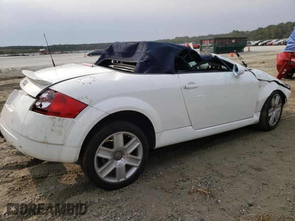 2003 Audi TT with VIN TRUTC28NX31014251, listed as a Copart auction lot 71114074 with 0 mi miles and Salvage Title. Bid and sale history available at carsss.com. Image 3.
