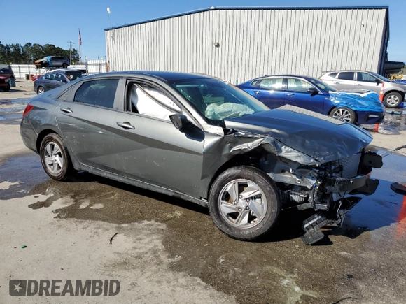 2025 Hyundai Elantra SE with VIN KMHLL4DG5SU860163, listed as a Copart auction lot 49265235 with 859 mi miles and Salvage title. Bid and sale history available at DreamBid. Image 4.