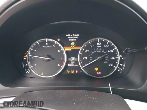 2019 Acura ILX w/Premium Pkg with VIN 19UDE2F76KA013692, listed as a IAAI auction lot 41915765 with 128,774 mi miles. Bid and sale history available at carsss.com. Image 7.