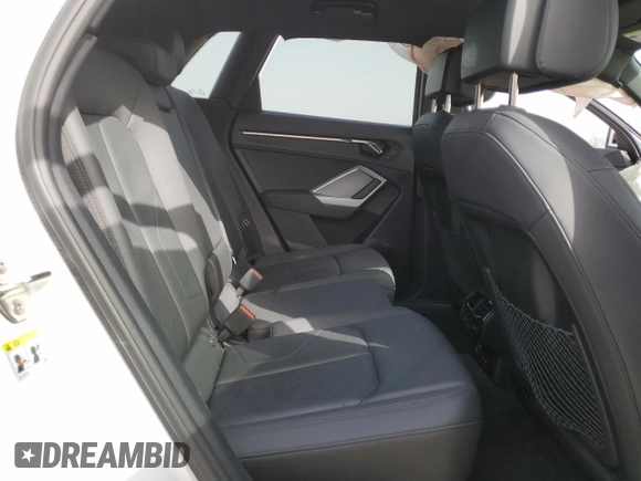 2023 Audi Q3 S line Premium with VIN WA1DECF38P1040315, listed as a Copart auction lot 48264235 with 53,683 mi miles and Salvage title. Bid and sale history available at DreamBid. Image 11.