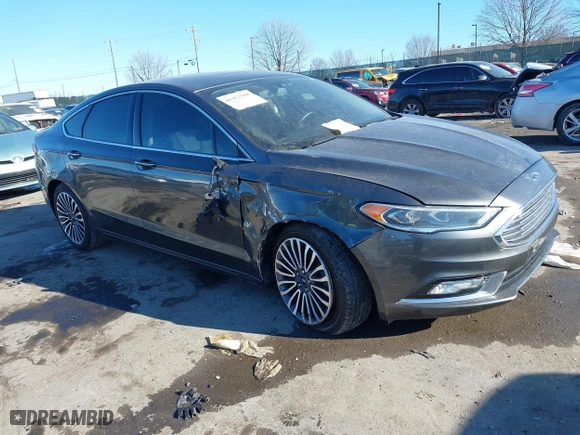 2018 Ford Fusion Titanium with VIN 3FA6P0D95JR138770, listed as a IAAI auction lot 41411388 with 107,540 mi miles. Bid and sale history available at carsss.com. Image 1.