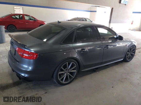 2016 Audi S4 Premium Plus with VIN WAUBGAFL1GA005642, listed as a Copart auction lot 79915864 with 43,534 mi miles and Salvage Title. Bid and sale history available at carsss.com. Image 3.