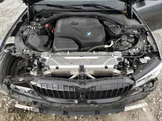 2021 BMW 3 Series 330i with VIN 3MW5R1J0XM8B57091, listed as a Copart auction lot 47584795 with 51,205 mi miles and Salvage Title. Bid and sale history available at carsss.com. Image 11.
