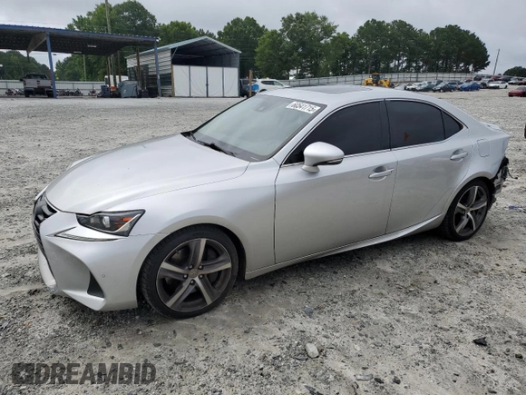 2020 Lexus IS 300 with VIN JTHDA1D24L5102066, listed as a Copart auction lot 60541715 with 80,090 mi miles and Salvage title. Bid and sale history available at DreamBid. Image 1.