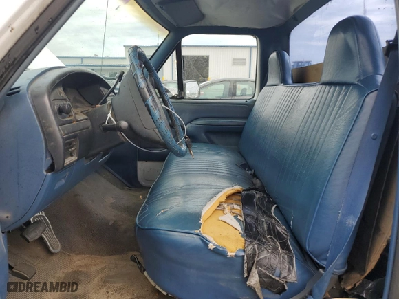 1996 Ford F-150 Special with VIN 1FTEF15Y3TNA10876, listed as a Copart auction lot 72755414 with 168,559 mi miles and Salvage Title. Bid and sale history available at carsss.com. Image 7.