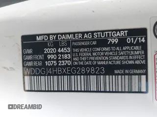 2014 Mercedes-Benz C 250 с VIN WDDGJ4HBXEG289823, выставлен на аукционе IAAI как лот 42344530 с пробегом 122 670 миль миль и . История ставок и продаж доступна на DreamBid. Изображение 9.
