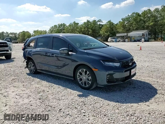2025 Honda Odyssey Touring с VIN 5FNRL6H87SB011464, выставлен на аукционе Copart как лот 76591844 с пробегом 627 миль миль и Списание • Salvage title. История ставок и продаж доступна на DreamBid. Изображение 14.