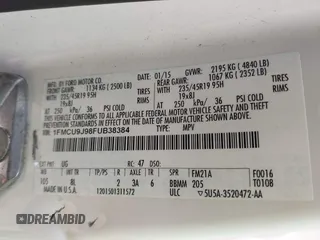 2015 Ford Escape Titanium с VIN 1FMCU9J98FUB38384, выставлен на аукционе IAAI как лот 42422326 с пробегом 120 358 миль миль и . История ставок и продаж доступна на DreamBid. Изображение 9.