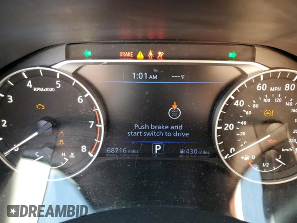 2021 Nissan Altima SV with VIN 1N4BL4DV6MN363088, listed as a Copart auction lot 50549515 with 68,716 mi miles and Salvage Title. Bid and sale history available at carsss.com. Image 9.