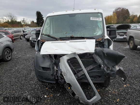 2021 Ram ProMaster Cargo with VIN 3C6LRVNG4ME529641, listed as a Copart auction lot 82059754 with 20,297 mi miles and Salvage Title. Bid and sale history available at DreamBid. Image 5.