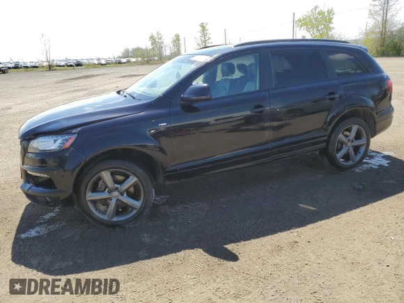 2014 Audi Q7 z VIN WA1DMCFE3ED008419, wystawiony jako Copart lot #56144315 z przebiegiem Nie podano mil oraz Szkoda całkowita • Salvage title. Historia ofert i sprzedaży dostępna na DreamBid. Obrazek 1.
