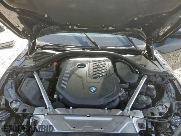 2023 BMW 4 Series M440i with VIN WBA53AT06PCM44083, listed as a Copart auction lot 58314465 with Not provided miles and Salvage title. Bid and sale history available at DreamBid. Image 11.