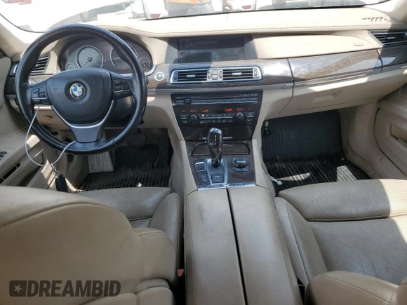 2009 BMW 7 Series 750Li with VIN WBAKB83599CY58147, listed as a Copart auction lot 59238475 with 124,336 mi miles and Salvage title. Bid and sale history available at DreamBid. Image 8.
