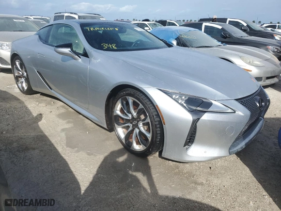 2018 Lexus LC with VIN JTHHP5AY3JA005056, listed as a Copart auction lot 75100584 with 0 mi miles and Non Repairable. Bid and sale history available at carsss.com. Image 4.