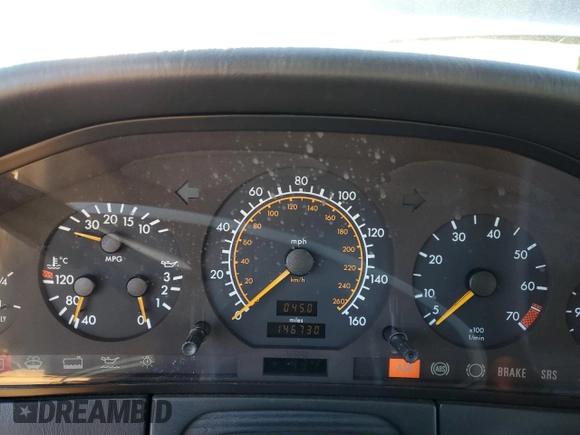 1995 Mercedes-Benz S 320 with VIN WDBGA32E4SA277249, listed as a Copart auction lot 45937425 with 146,730 mi miles and Clean Title. Bid and sale history available at DreamBid. Image 9.