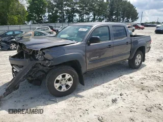 2012 Toyota Tacoma PreRunner with VIN 5TFJX4GN1CX006989, listed as a Copart auction lot 55066795 with 116,839 mi miles and Salvage title. Bid and sale history available at DreamBid. Image 1.