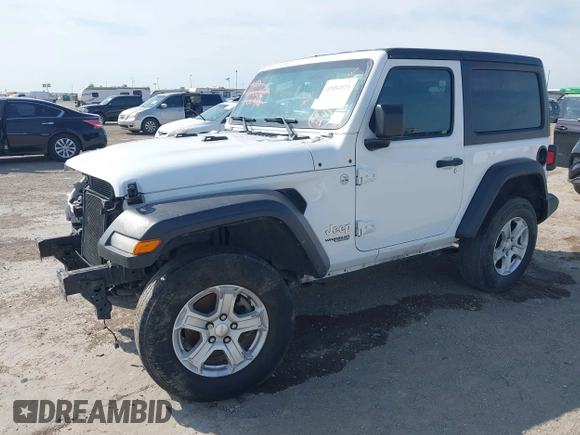2020 Jeep Wrangler Sport S с VIN 1C4GJXAG3LW275413, выставлен на аукционе IAAI как лот 41884921 с пробегом 63 727 миль миль и . История ставок и продаж доступна на DreamBid. Изображение 18.