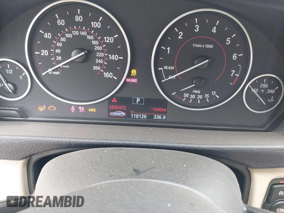 2016 BMW 3 Series 328i with VIN WBA8E9C51GK647356, listed as a IAAI auction lot 41961409 with 118,126 mi miles and . Bid and sale history available at DreamBid. Image 16.