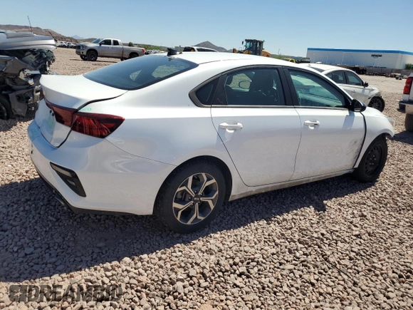 2021 Kia Forte FE with VIN 3KPF24AD7ME306946, listed as a Copart auction lot 71702354 with 23,156 mi miles and Salvage title. Bid and sale history available at DreamBid. Image 3.
