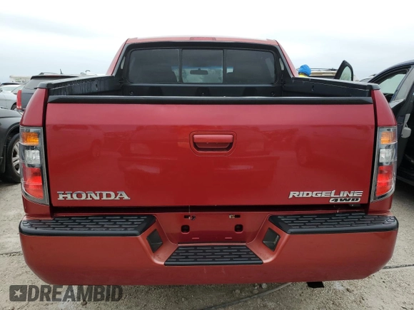 2006 Honda Ridgeline RTS with VIN 2HJYK16426H553293, listed as a Copart auction lot 75463114 with 92,599 mi miles and Non Repairable. Bid and sale history available at carsss.com. Image 6.