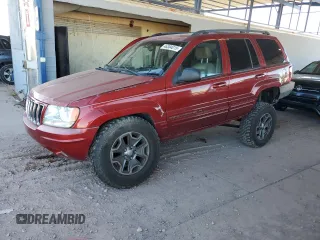 2002 Jeep Grand Cherokee Limited with VIN 1J4GW58N22C126821, listed as a Copart auction lot 46304015 with 157,932 mi miles and Salvage title. Bid and sale history available at DreamBid. Image 1.