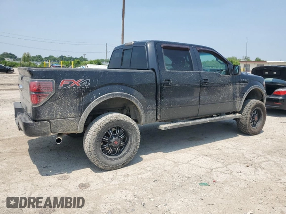2012 Ford F-150 XL with VIN 1FTFW1EF7CFB59949, listed as a Copart auction lot 59999555 with 123,074 mi miles and Salvage title. Bid and sale history available at DreamBid. Image 3.